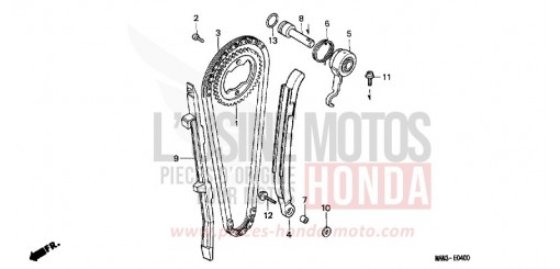 CHAINE A CAMES/TENDEUR NX650W de 1998